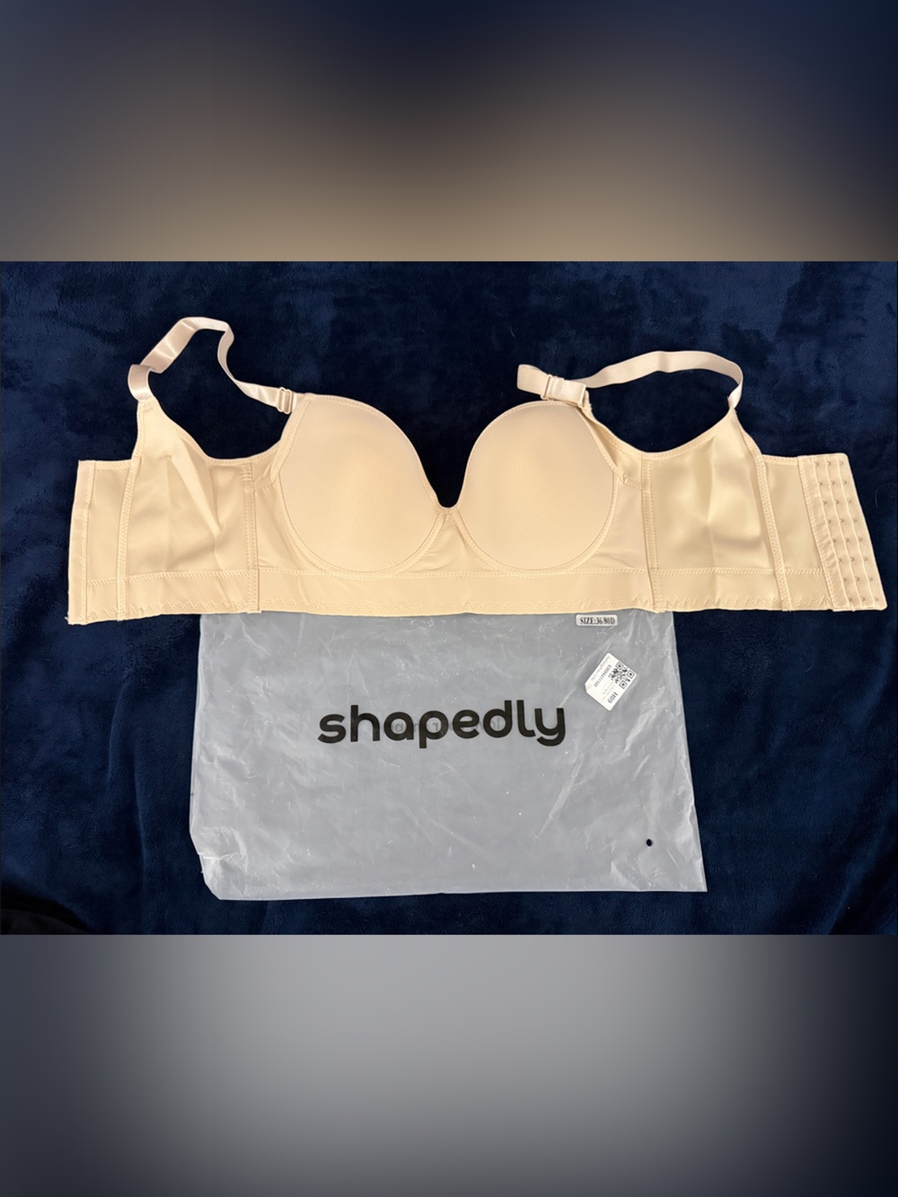 Shapedly Nude Strapless Convertible Underwire Bra